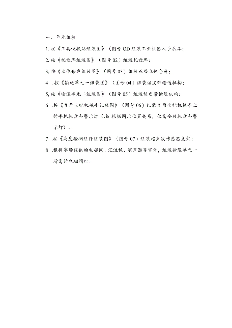 ZZ-2022011机电一体化设备组装与调试赛项正式赛卷完整版包括附件-2022年全国职业院校技能大赛赛项正式赛卷.docx_第3页