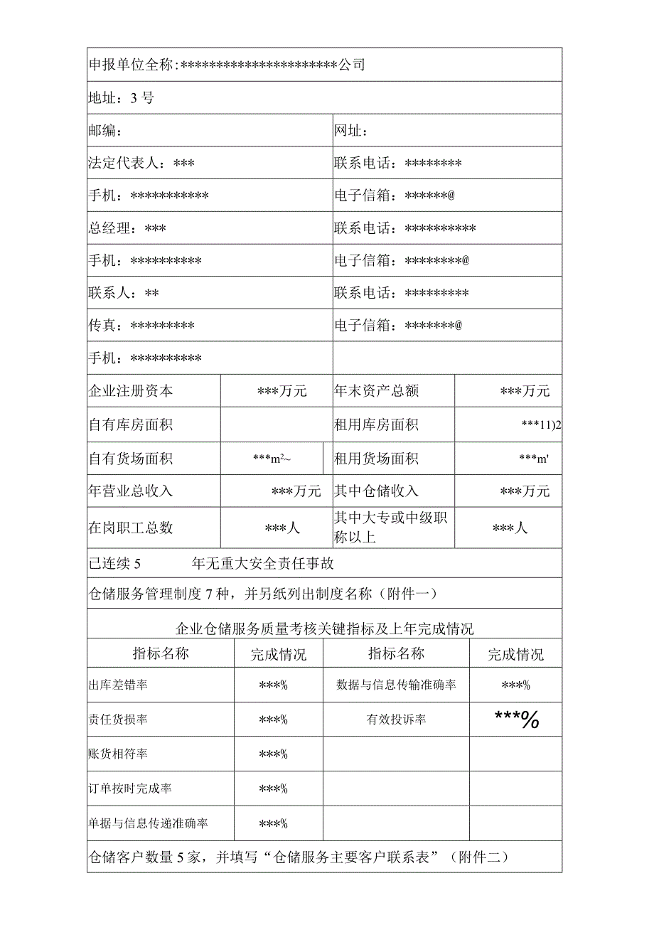 中国仓储服务质量评鉴申报表.docx_第2页