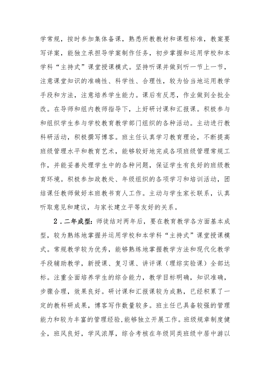 中学青蓝工程实施方案 .docx_第2页