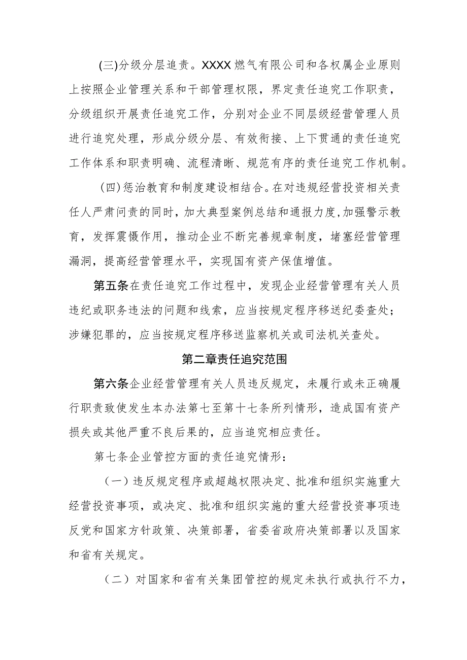 燃气有限公司违规经营投资责任追究实施办法（试行）.docx_第3页