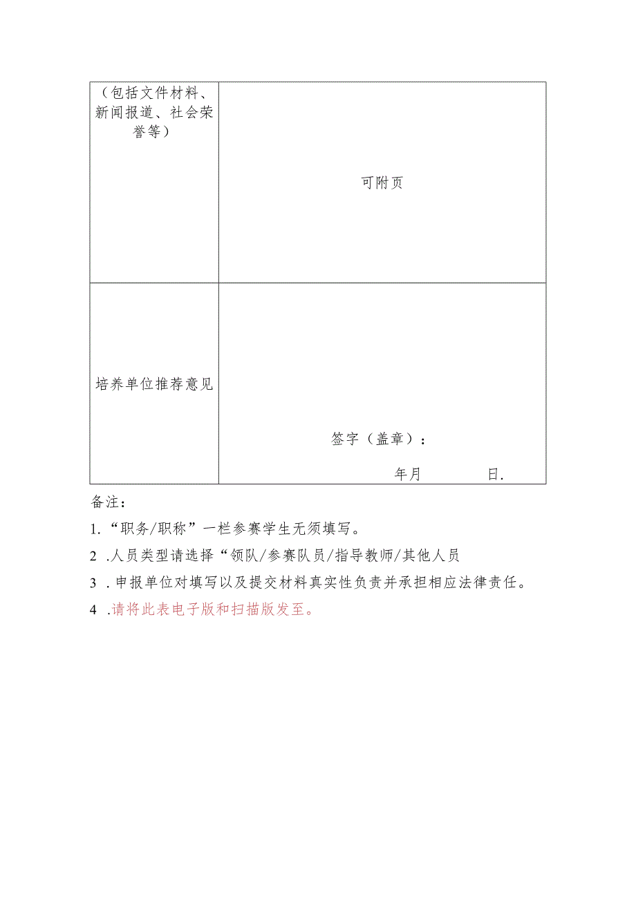 第一届乡村振兴志愿服务技能大赛决赛团队报名表.docx_第2页