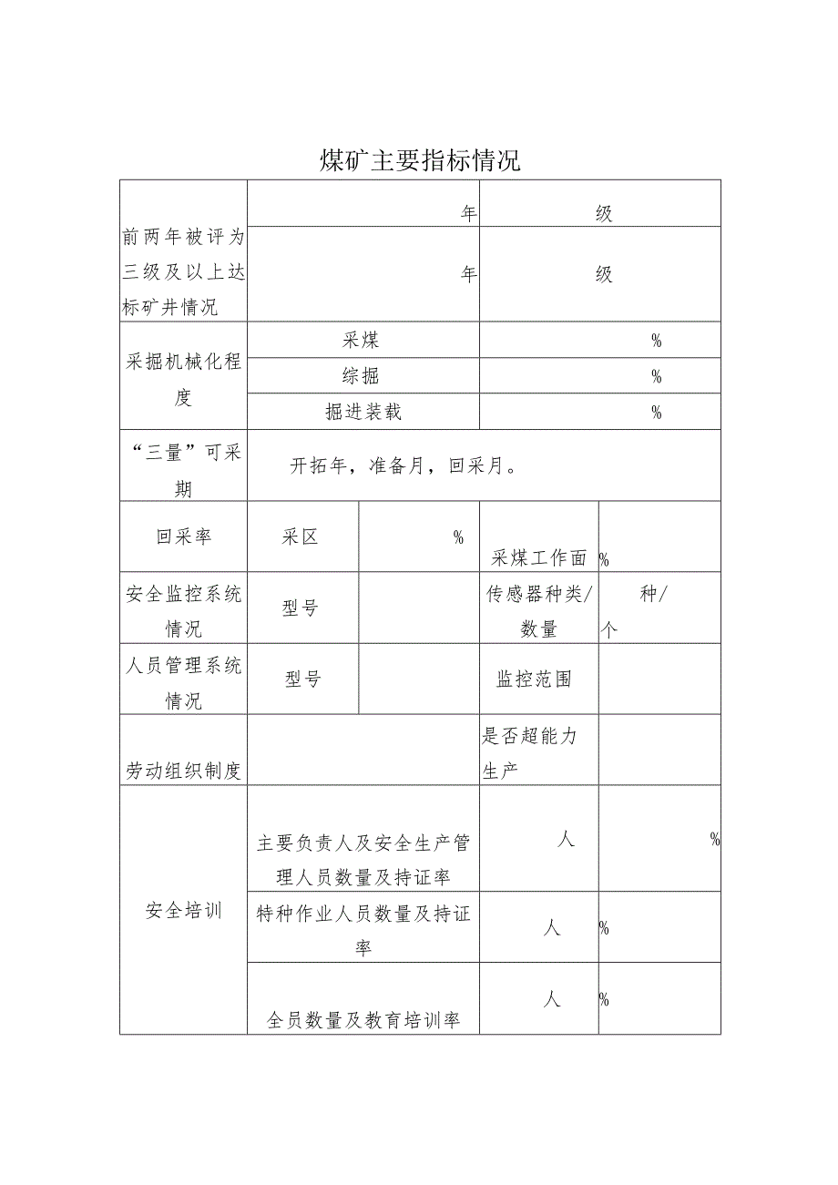 安全质量标准化煤矿申报表.docx_第3页