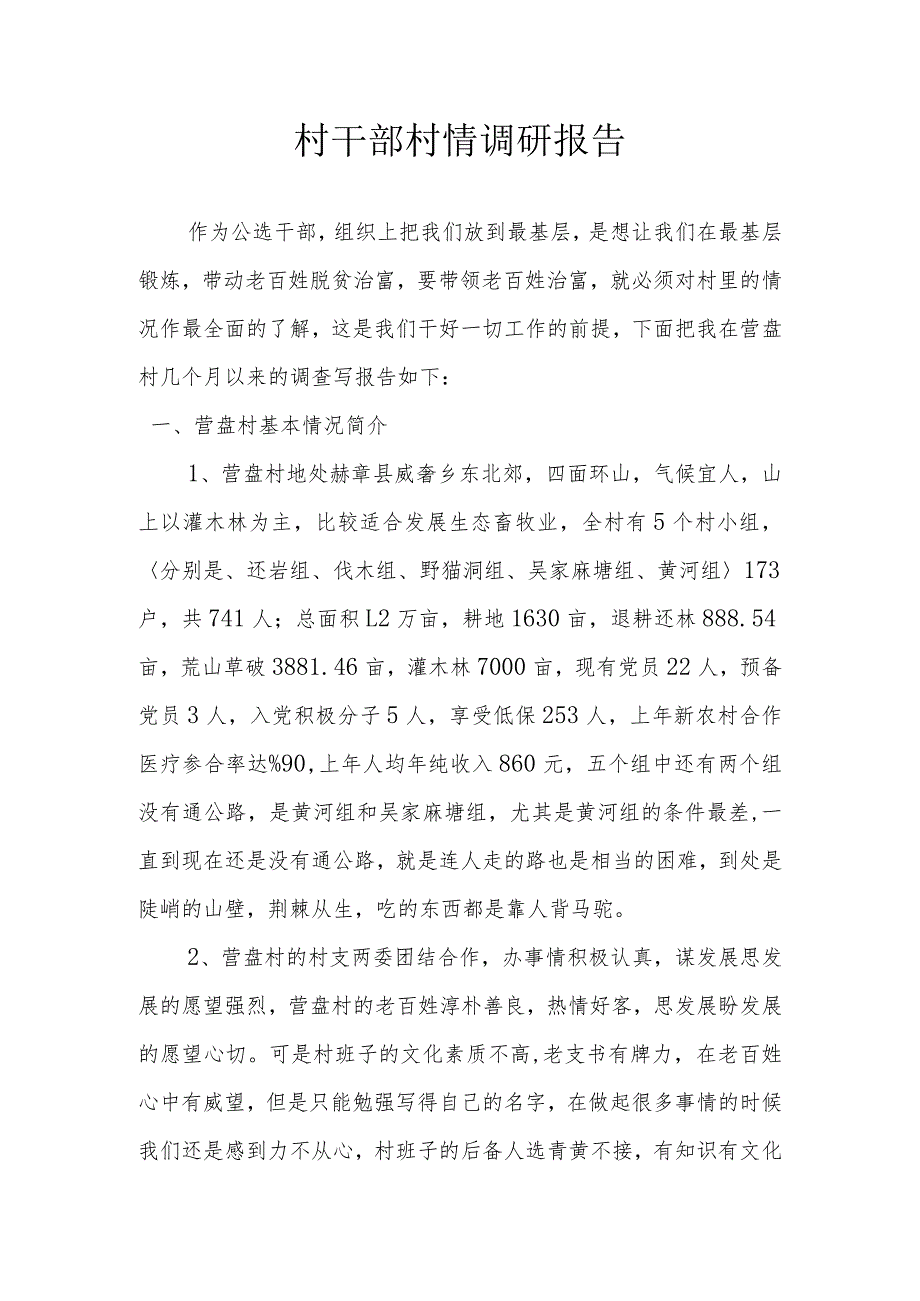 村情调研报告.docx_第1页