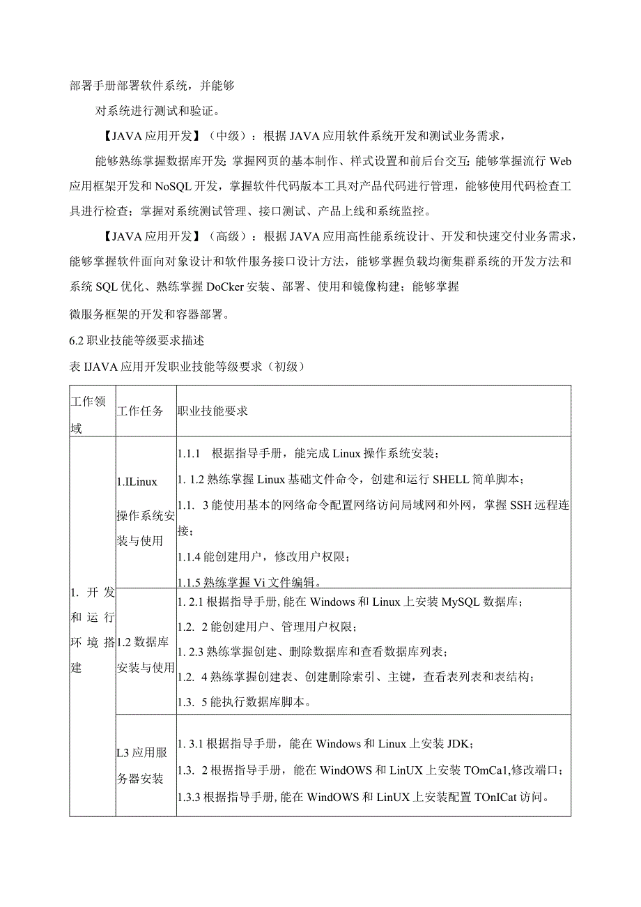 JAVA应用开发职业技能等级标准.docx_第3页