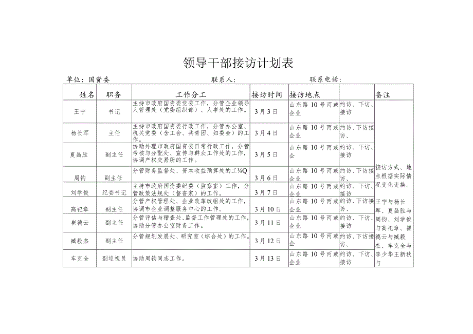 领导干部接访计划表.docx_第1页