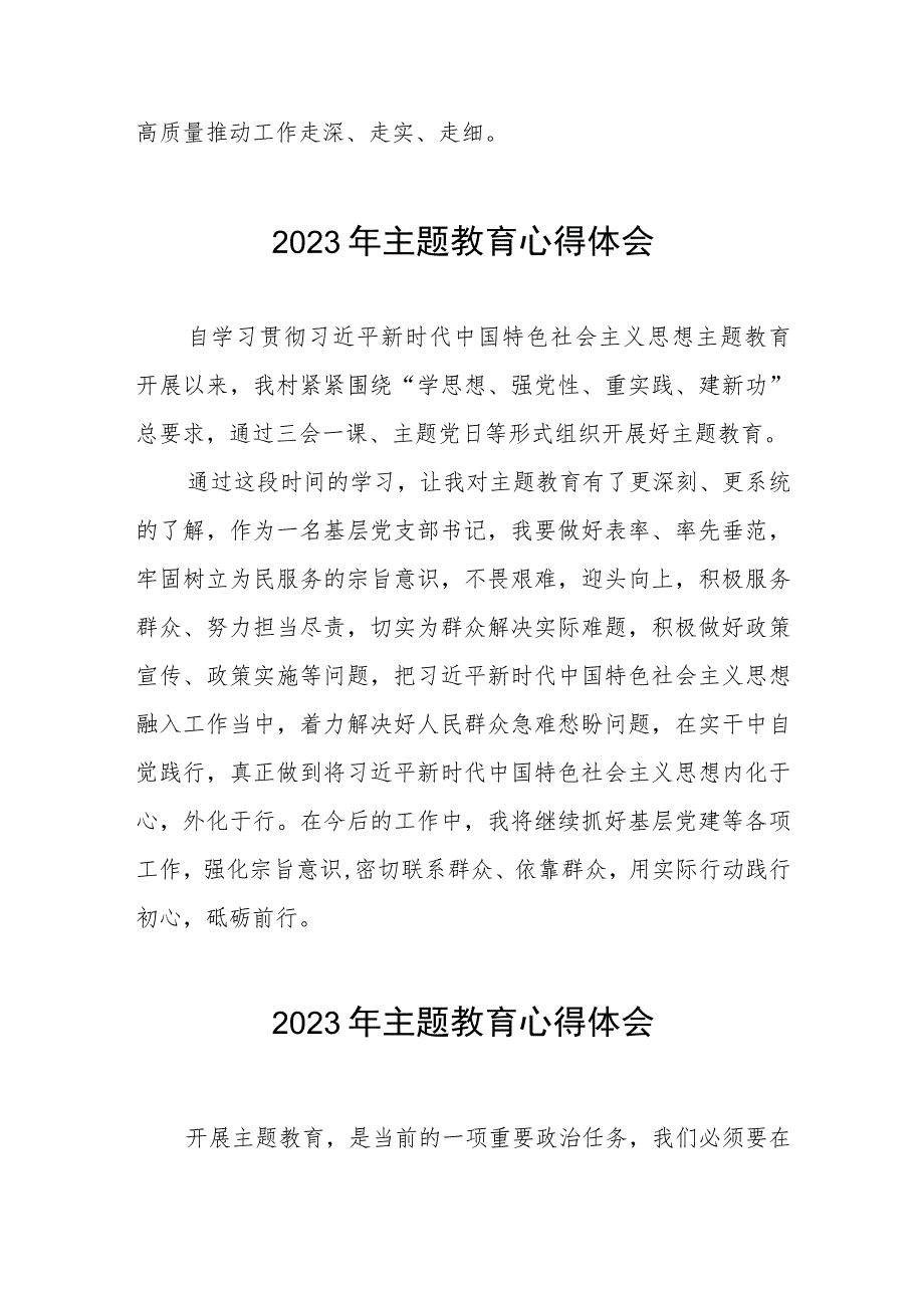 村党支部书记参加主题教育的心得体会(五篇).docx_第3页