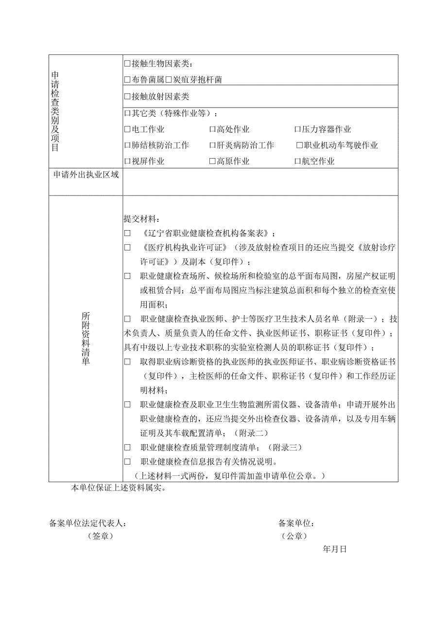 辽宁省职业健康检查机构备案表.docx_第3页