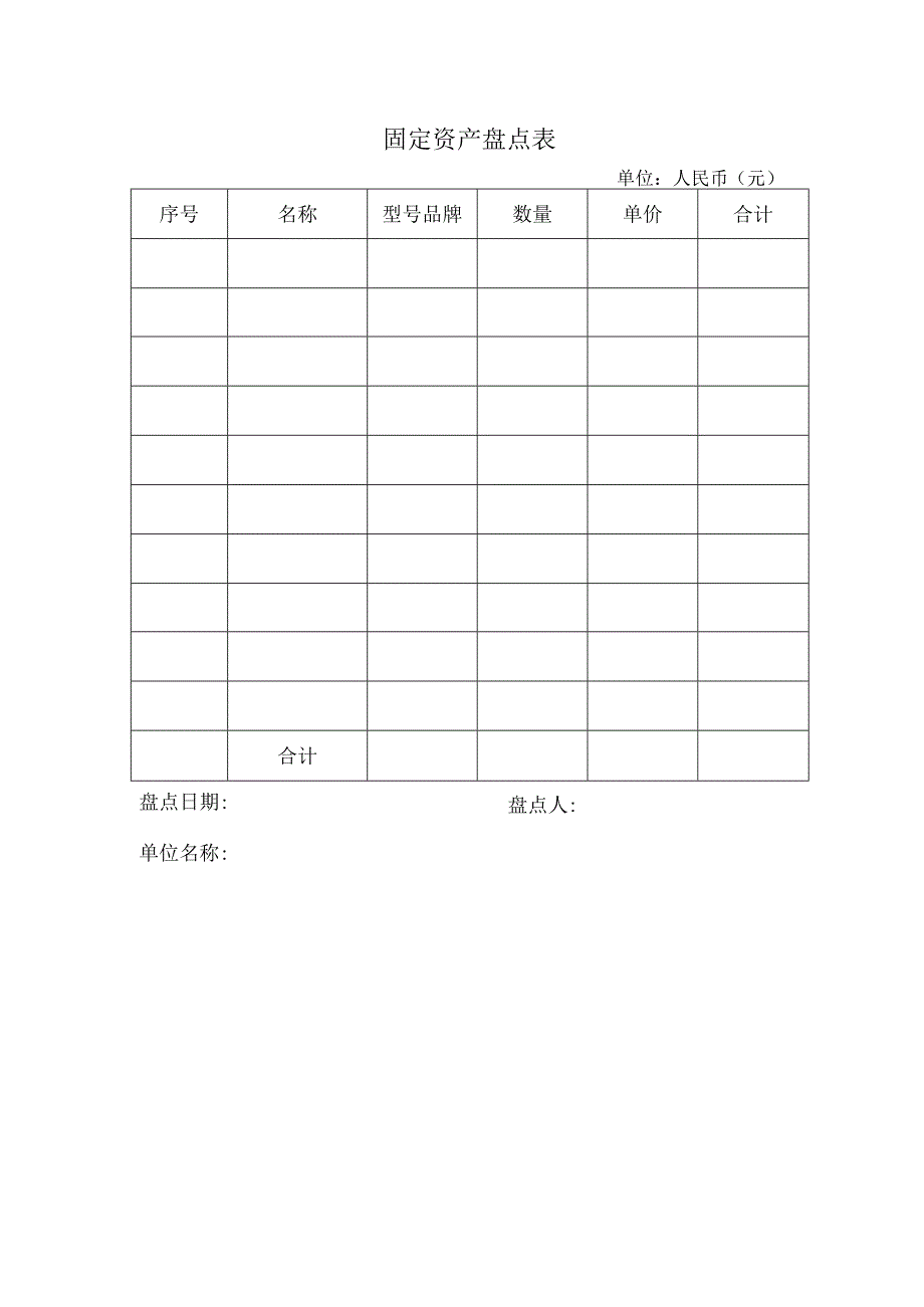 XX塑胶有限公司固定资产盘点表（2023年）.docx_第1页