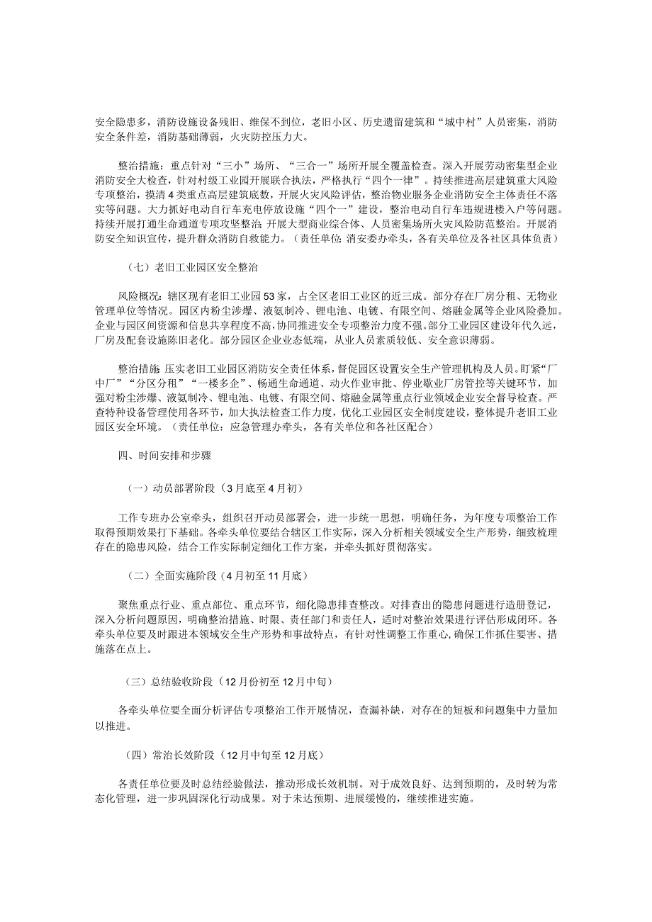 街道2023年安全生产领域防范化解突出风险开展隐患排查整治总体工作方案.docx_第3页