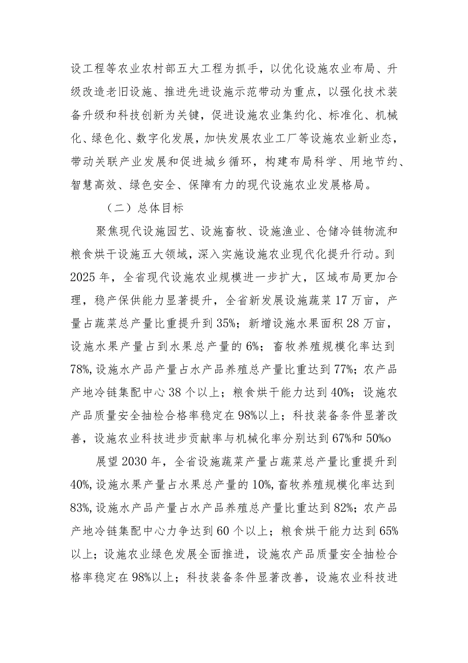 《关于发展现代设施农业的指导意见》《设施农业现代化提升行动实施方案（2023－2025年）》.docx_第2页