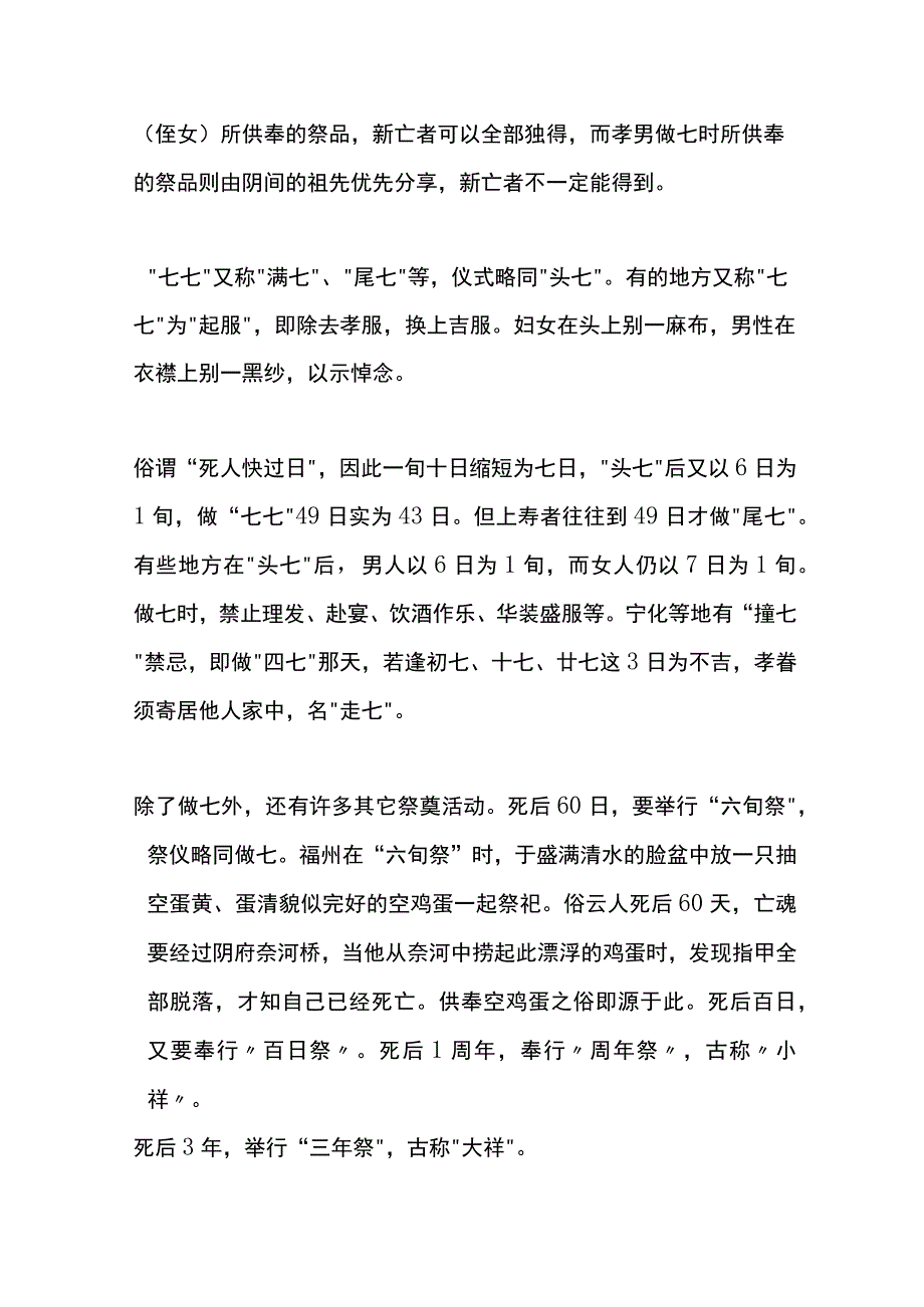 家人去世第七天烧头七三七五七百天都需要烧的物品及流程.docx_第3页