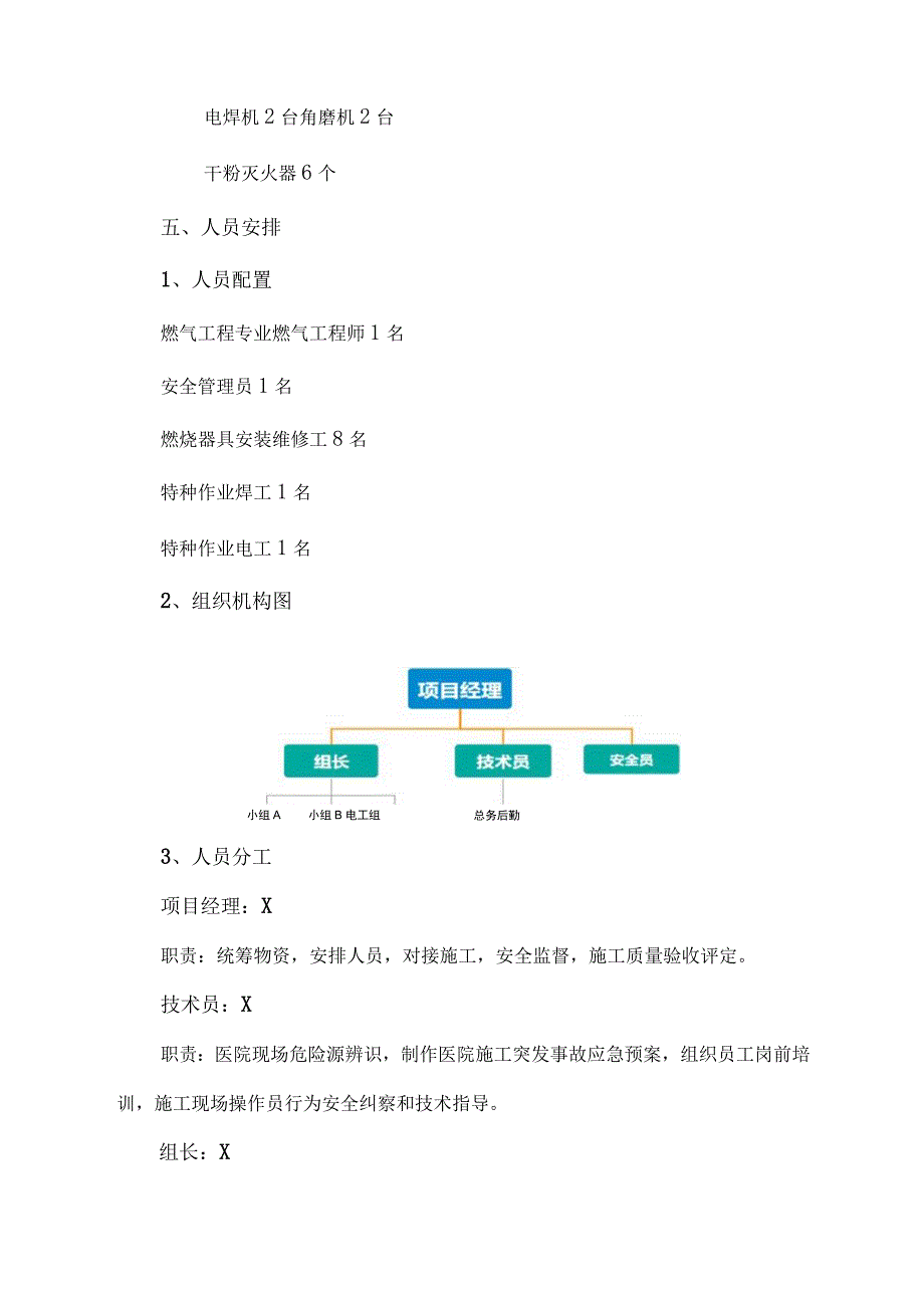 XX安全技术有限公司XX大学附属XX医院食堂熄火装置保护安装施工实施方案（2023年）.docx_第3页