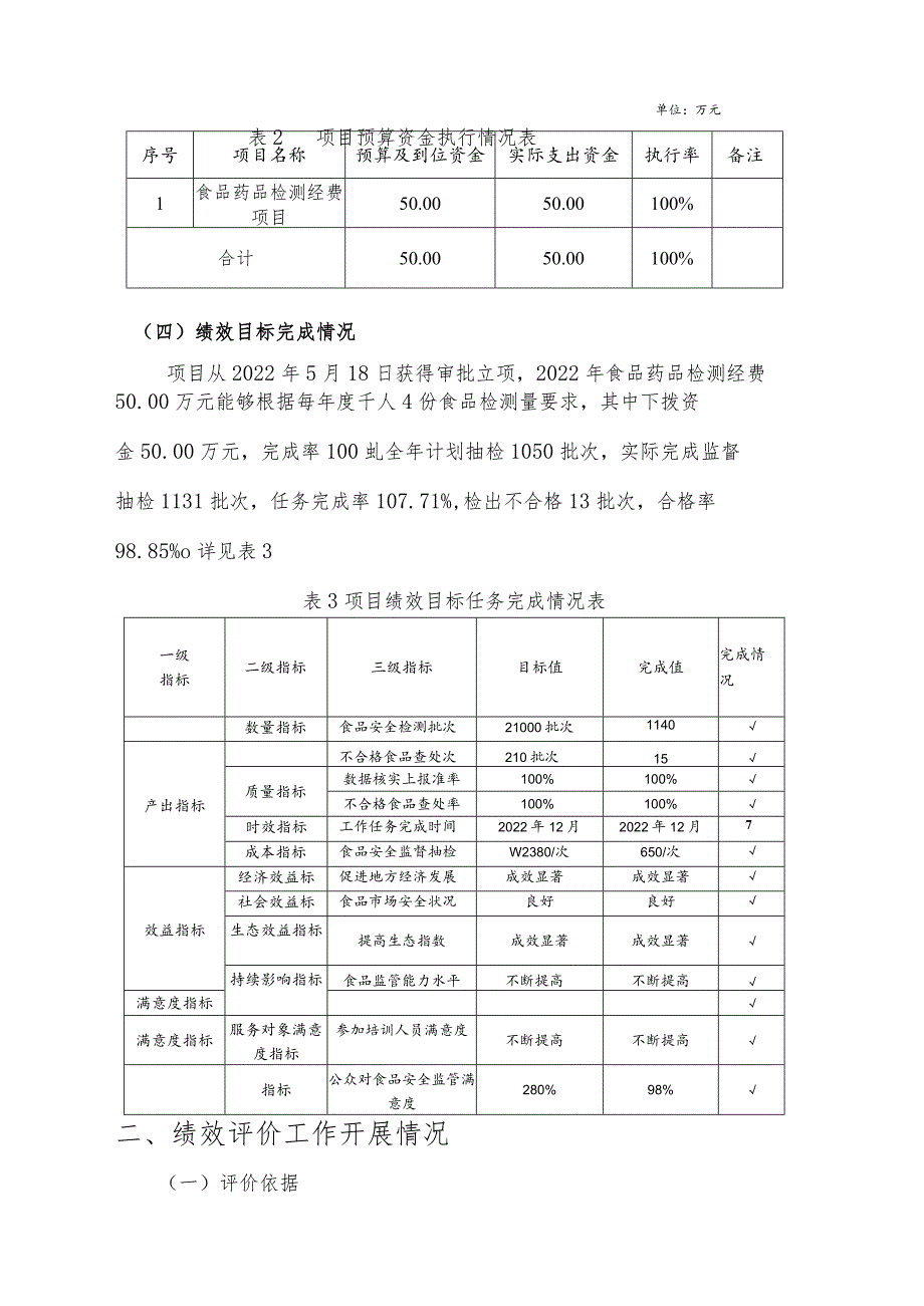 金台区市场监督管理局食品药品检测经费项目绩效评价报告.docx_第3页