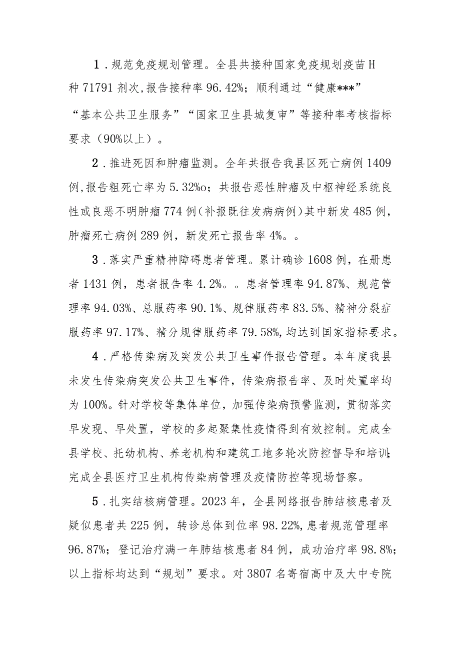 县（区）疾控中心2023年工作总结暨2024年工作思路.docx_第2页