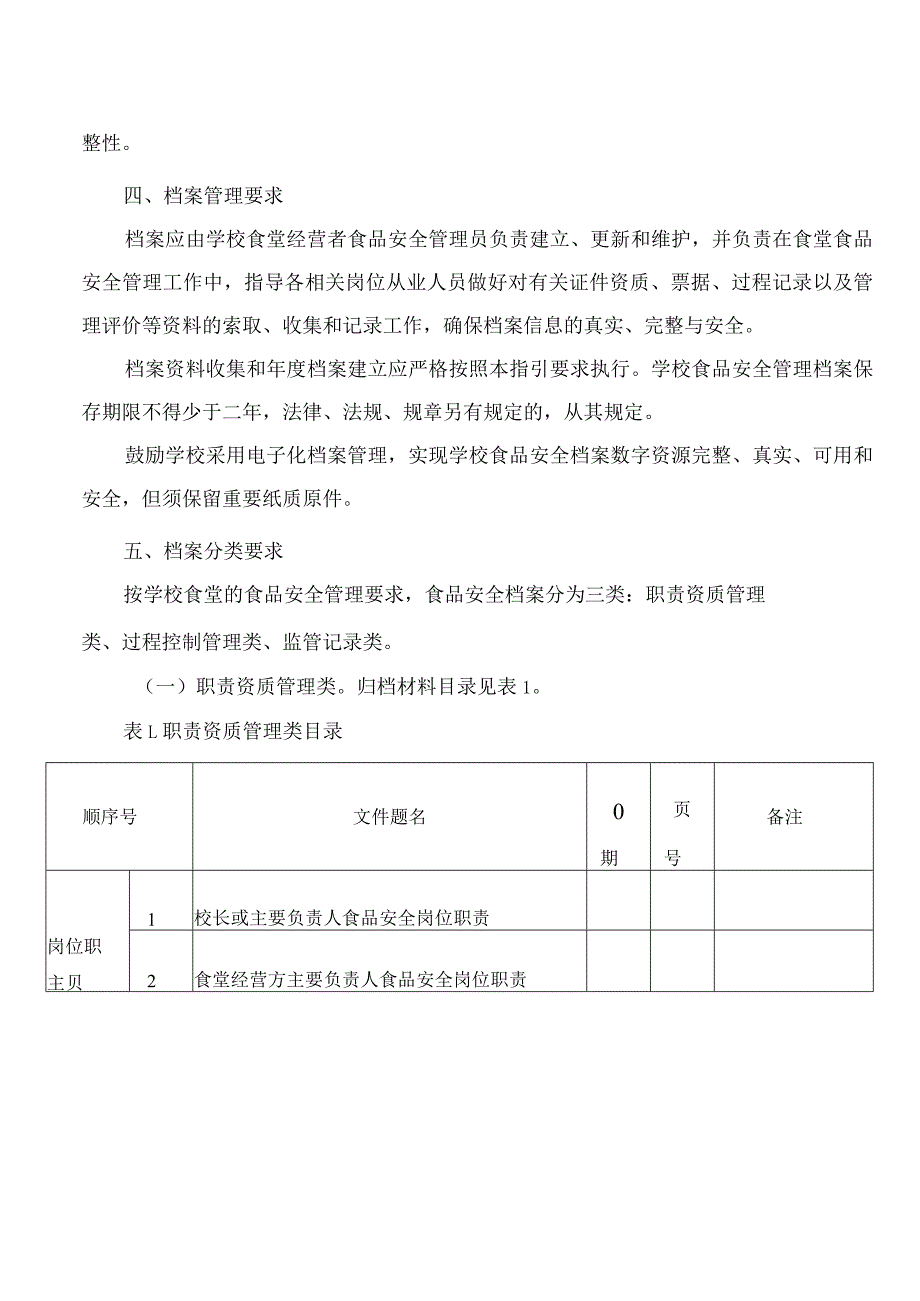 《广东省市场监督管理局、广东省教育厅、广东省人力资源和社会保障厅、广东省档案局关于学校食堂食品安全管理档案建立规范工作指引》.docx_第3页