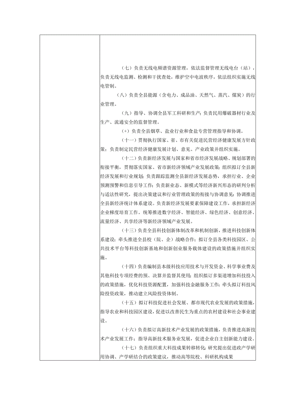 蒲江县经济科技和信息化局责任清单.docx_第2页