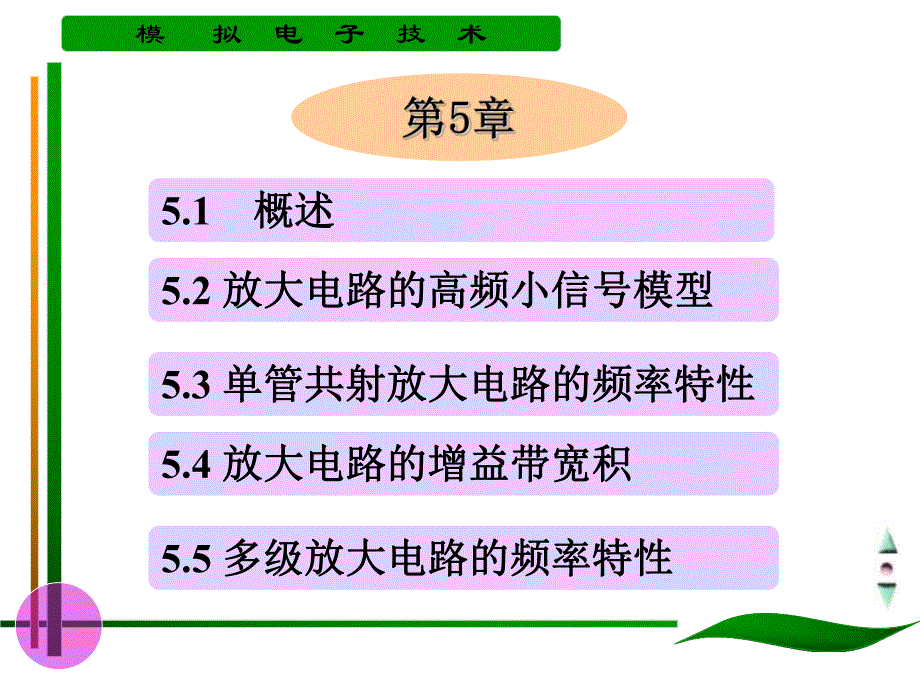 第5章放大电路的频率特性.ppt_第1页