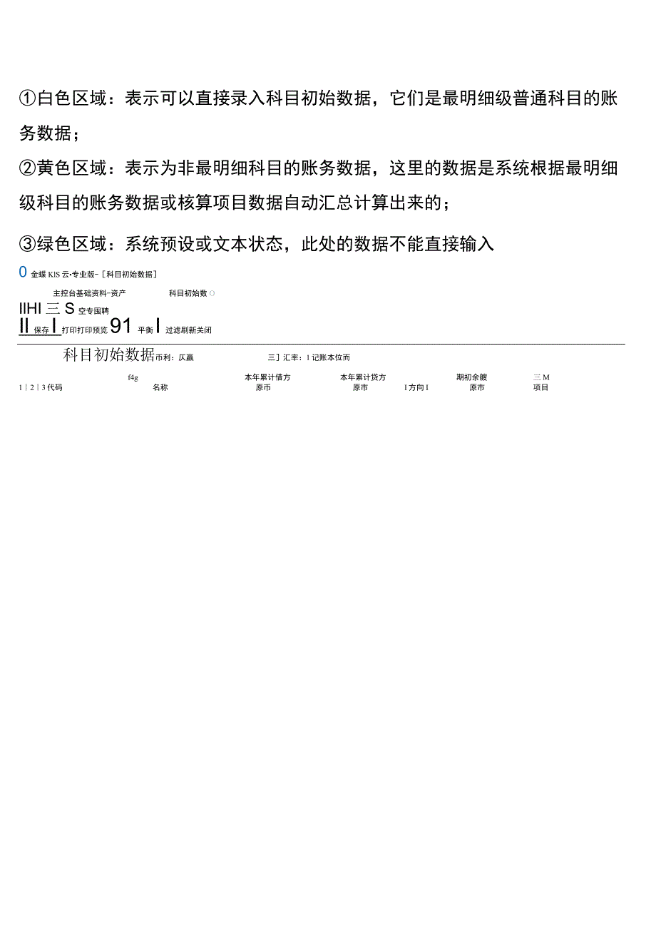 金蝶专业版记账软件科目初始数据录入操作流程.docx_第2页