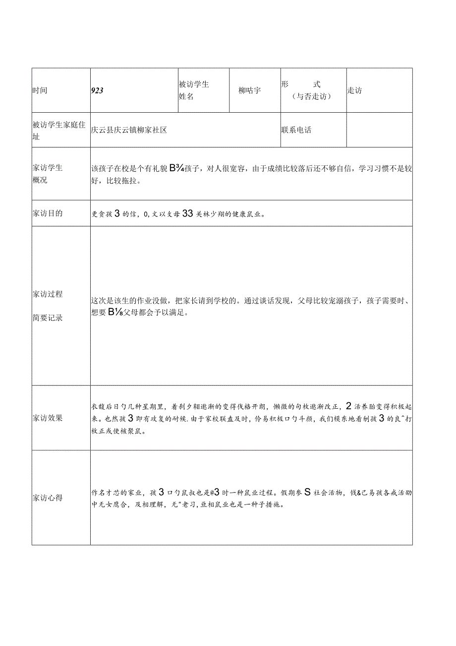 新版家访记录表.docx_第2页