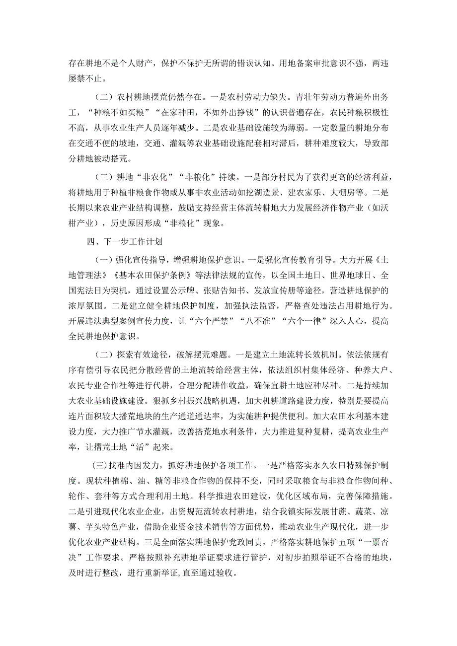 乡镇2023年度耕地保护工作情况汇报.docx_第3页