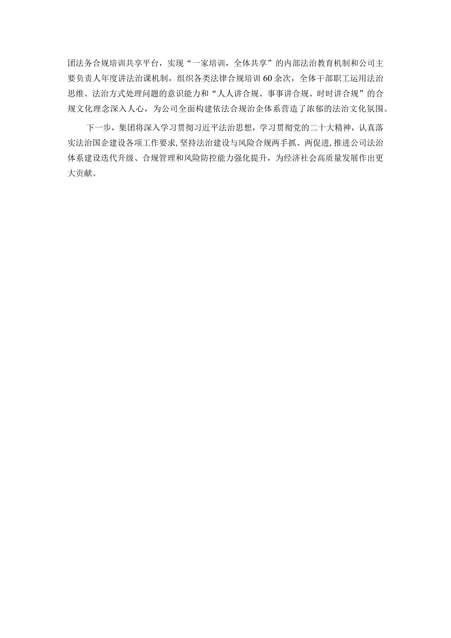 集团全面构建依法合规治企体系护航企业高质量发展情况汇报.docx_第3页