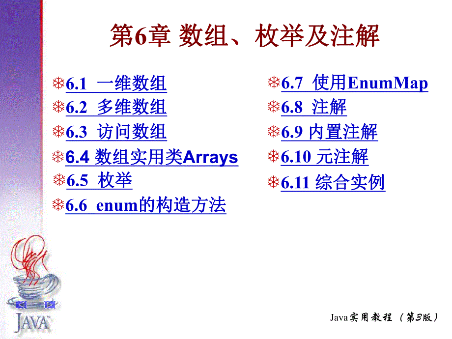 第6章数组枚举及注解.ppt_第1页