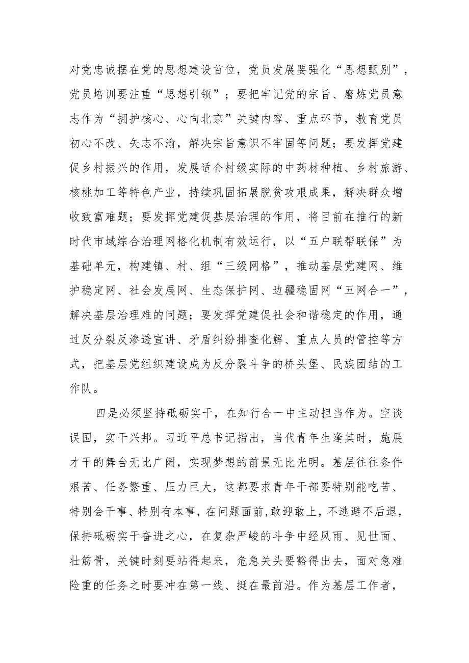 村党总支部书记学习党的二十次大会心得体会.docx_第3页