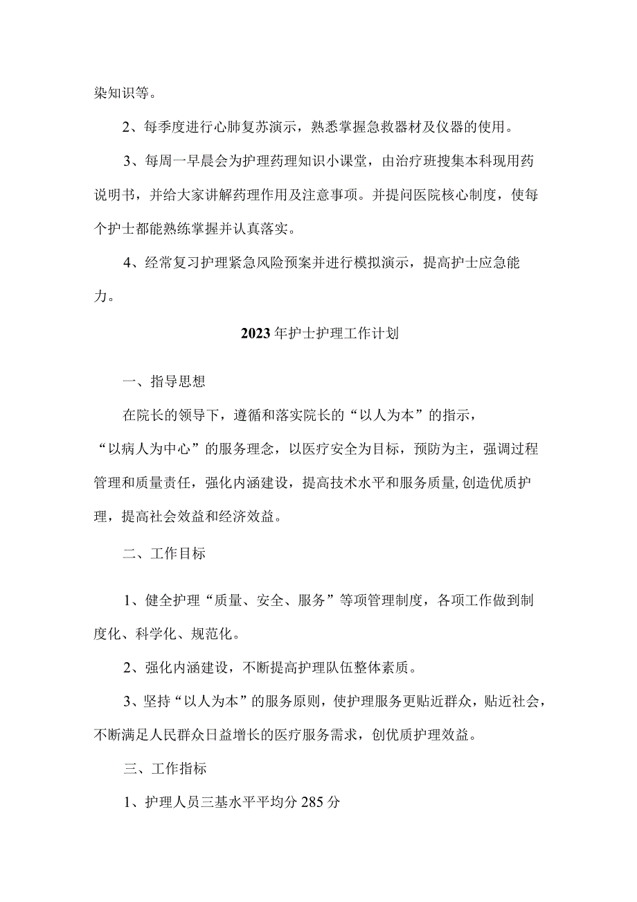 2023年市区医院护士护理工作计划精编4份.docx_第3页