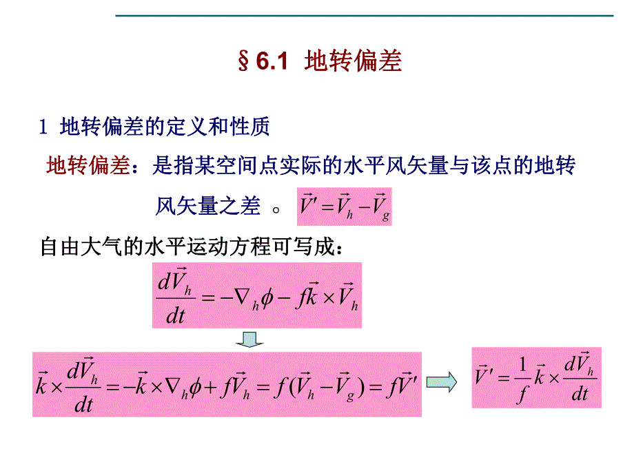 第6章大气中的准地转运动.ppt_第3页