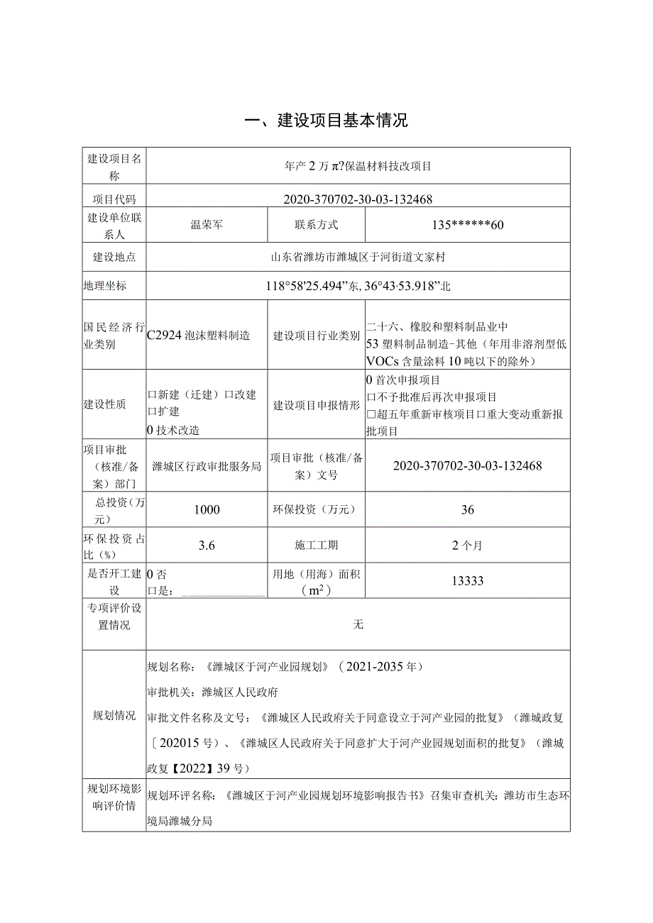 年产2万m保温材料技改项目环评报告表.docx_第3页