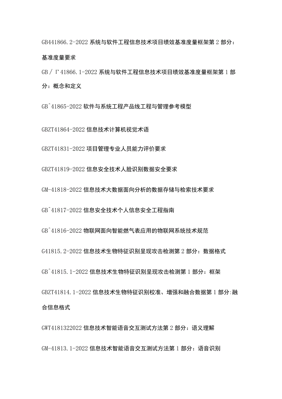 2022年发布的信息安全标准.docx_第3页