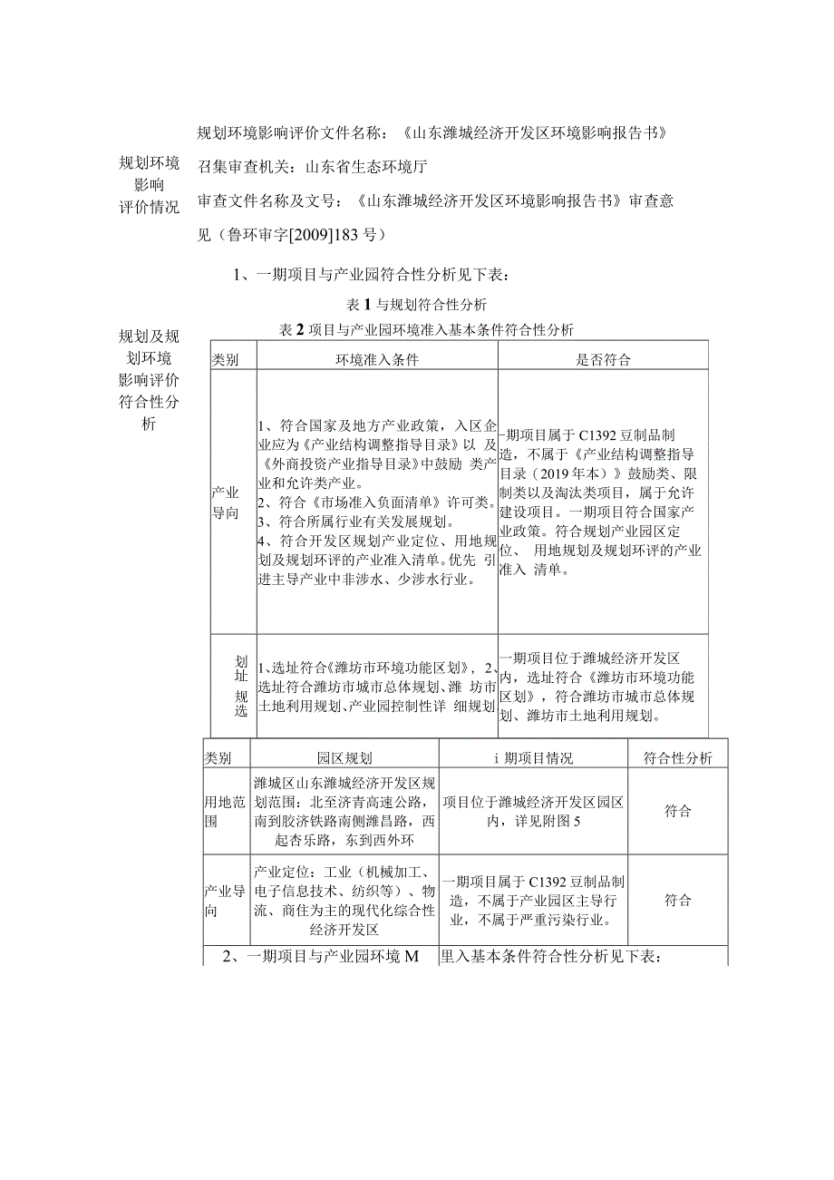 豆制品加工项目（一期）环评报告表.docx_第3页