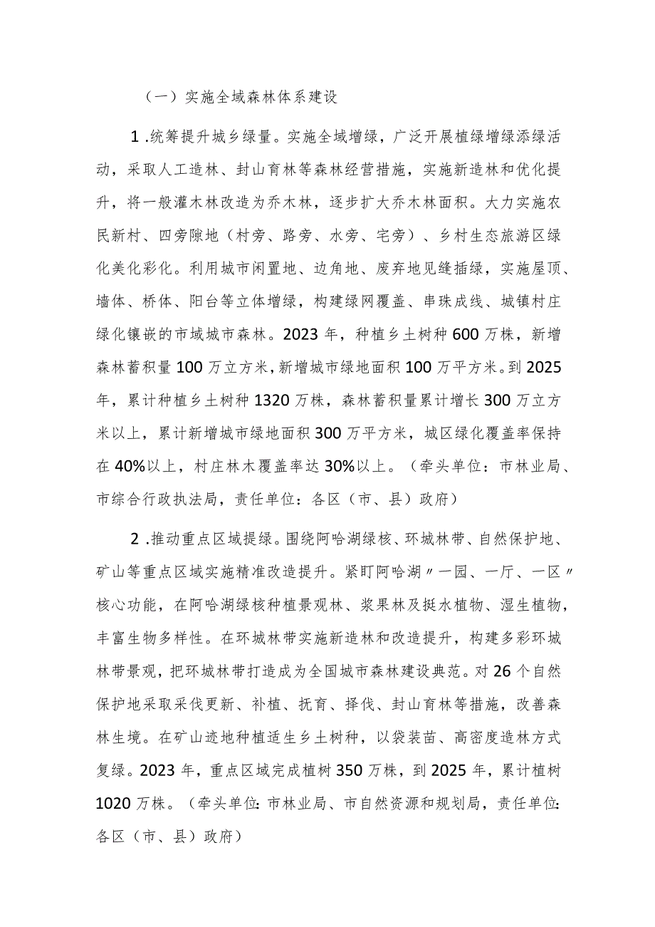 贵阳市巩固提升国家森林城市建设实施方案（2023—2025年）.docx_第3页