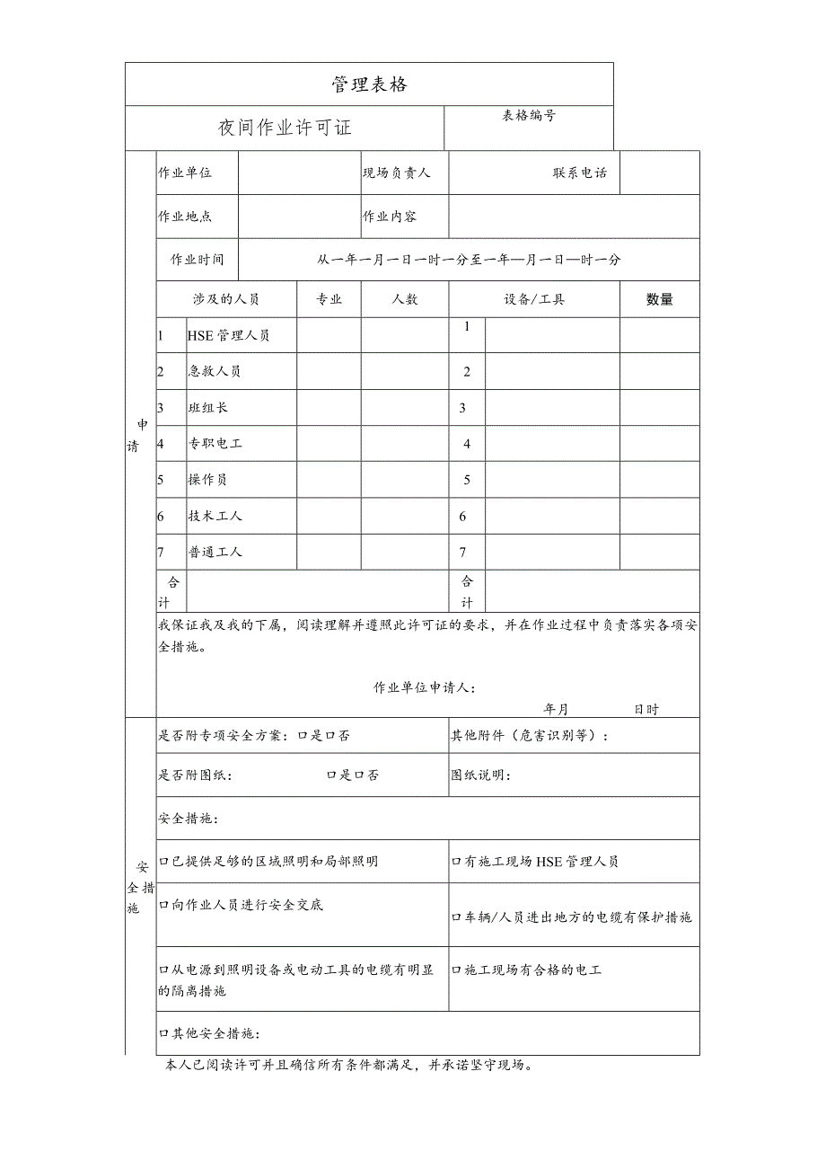 夜间作业许可证.docx_第1页