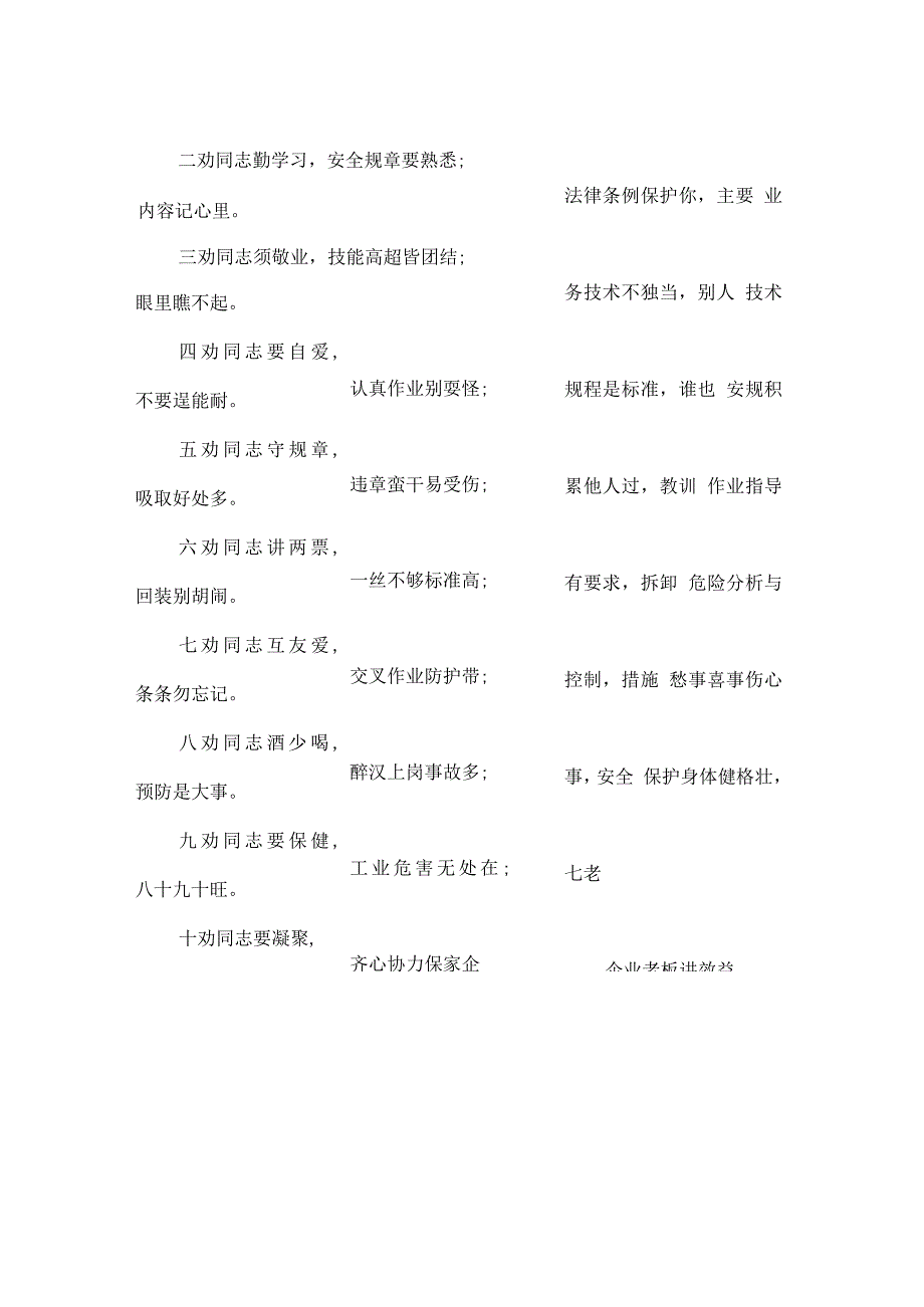 安全生产“十”字歌.docx_第2页