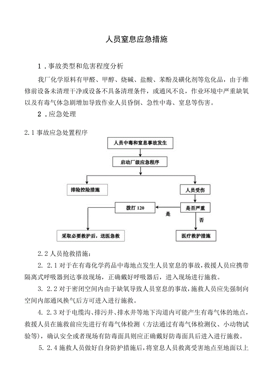 人员窒息应急措施.docx_第1页