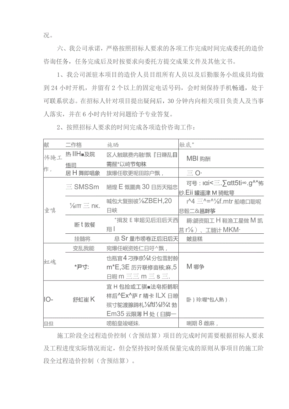 造价咨询工作期限承诺及保证措施技术投标方案.docx_第2页