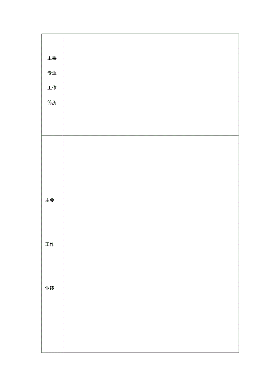 专业技术职务任职资格申报信息表.docx_第2页