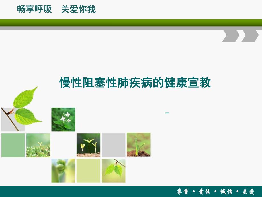 慢性阻塞性肺疾病的健康宣教.ppt_第1页