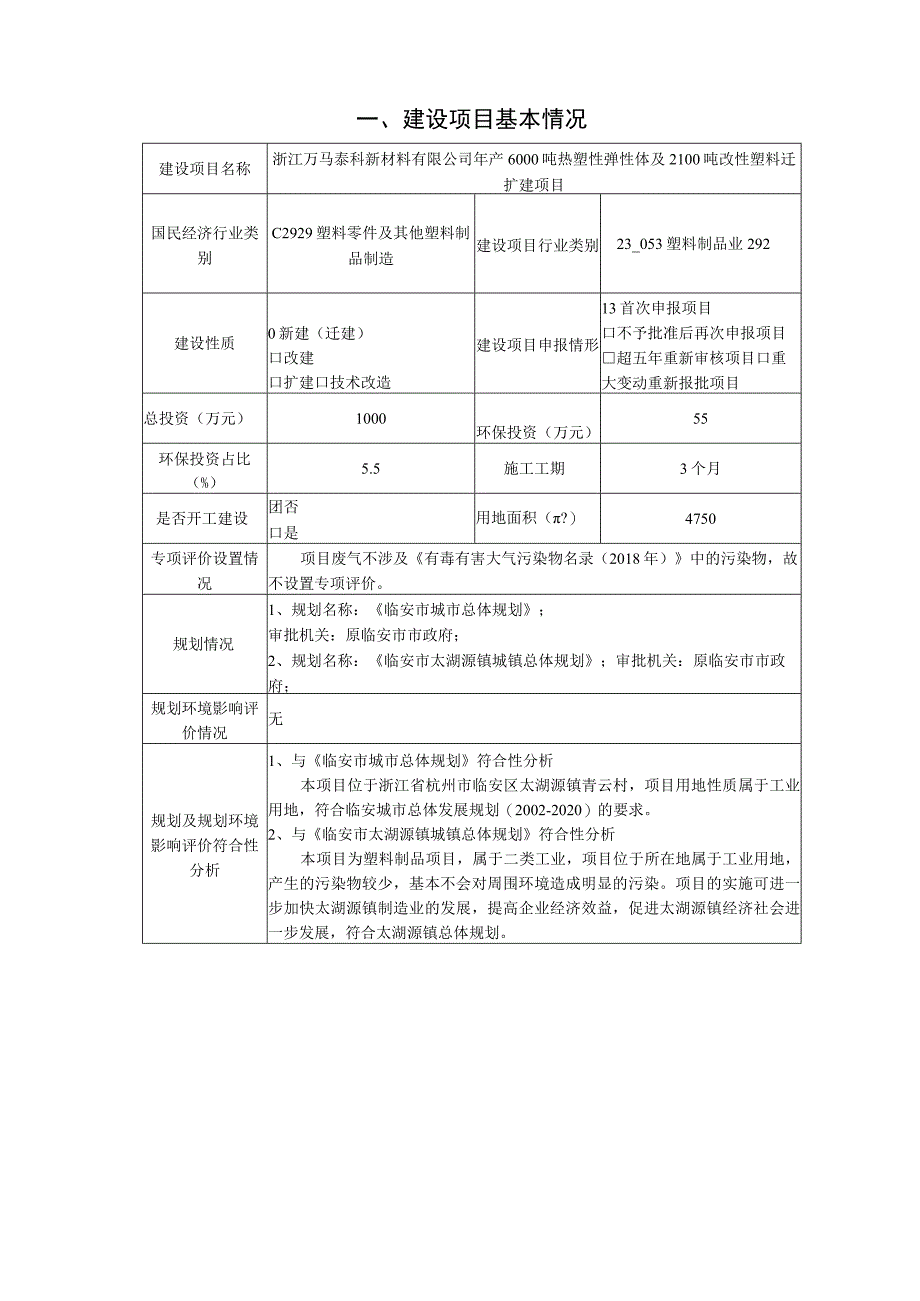 年产6000吨热塑性弹性体及2100吨改性塑料迁扩建项目环境影响报告.docx_第3页