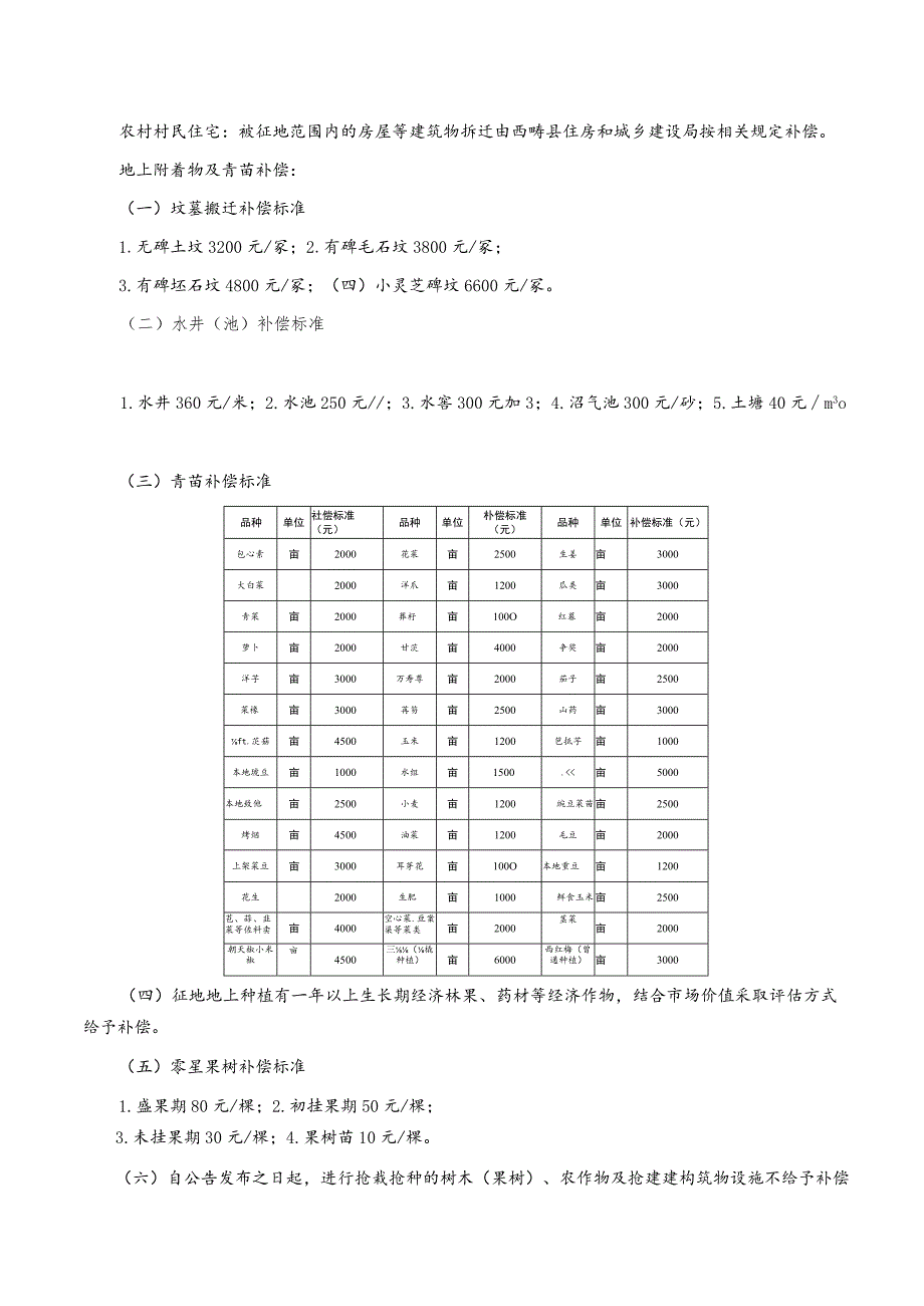 西畴县2021年度第二批次城镇建设用地项目征地补偿安置方案.docx_第3页