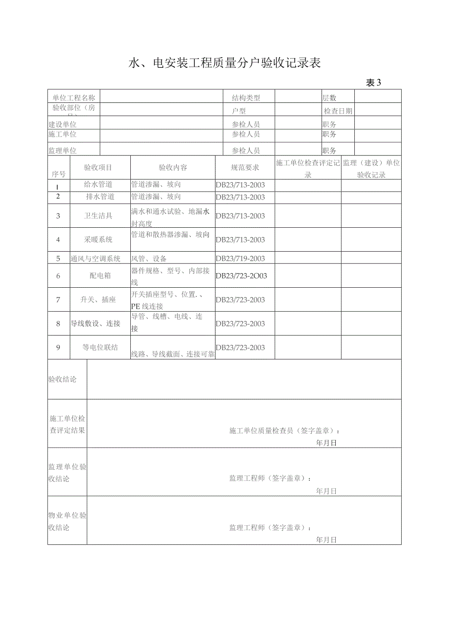 室内标高、开间进深轴线抽测表.docx_第3页