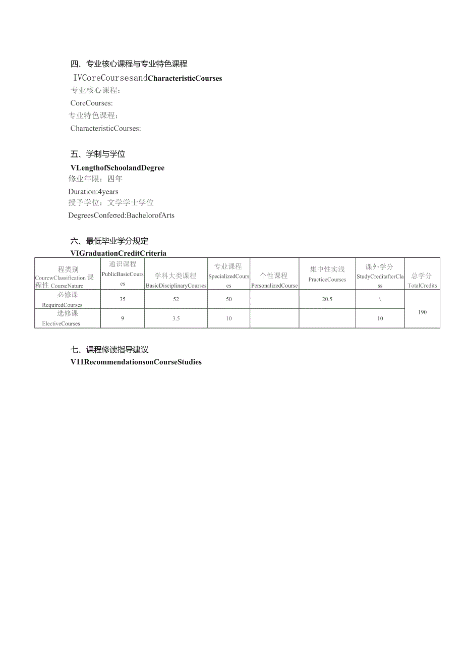 法语专业专业本科培养方案.docx_第2页