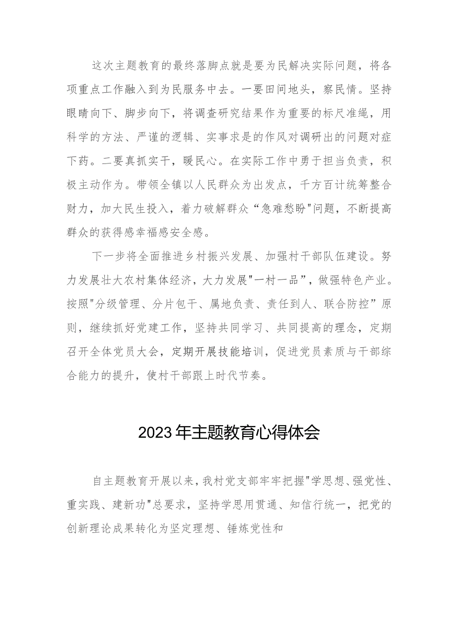 基层党组织书记2023年主题教育心得体会七篇.docx_第3页