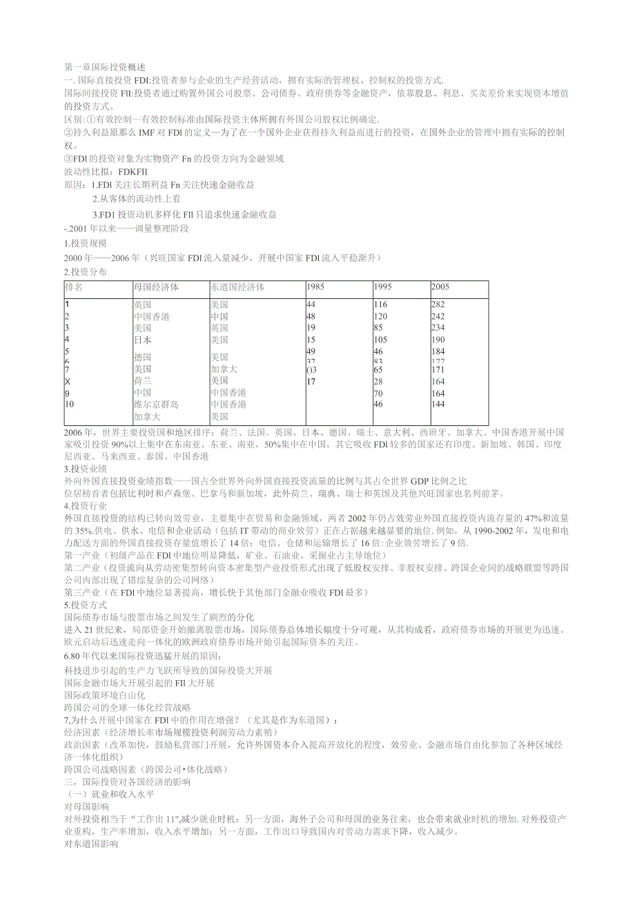 国际投资学(打印稿).docx_第1页