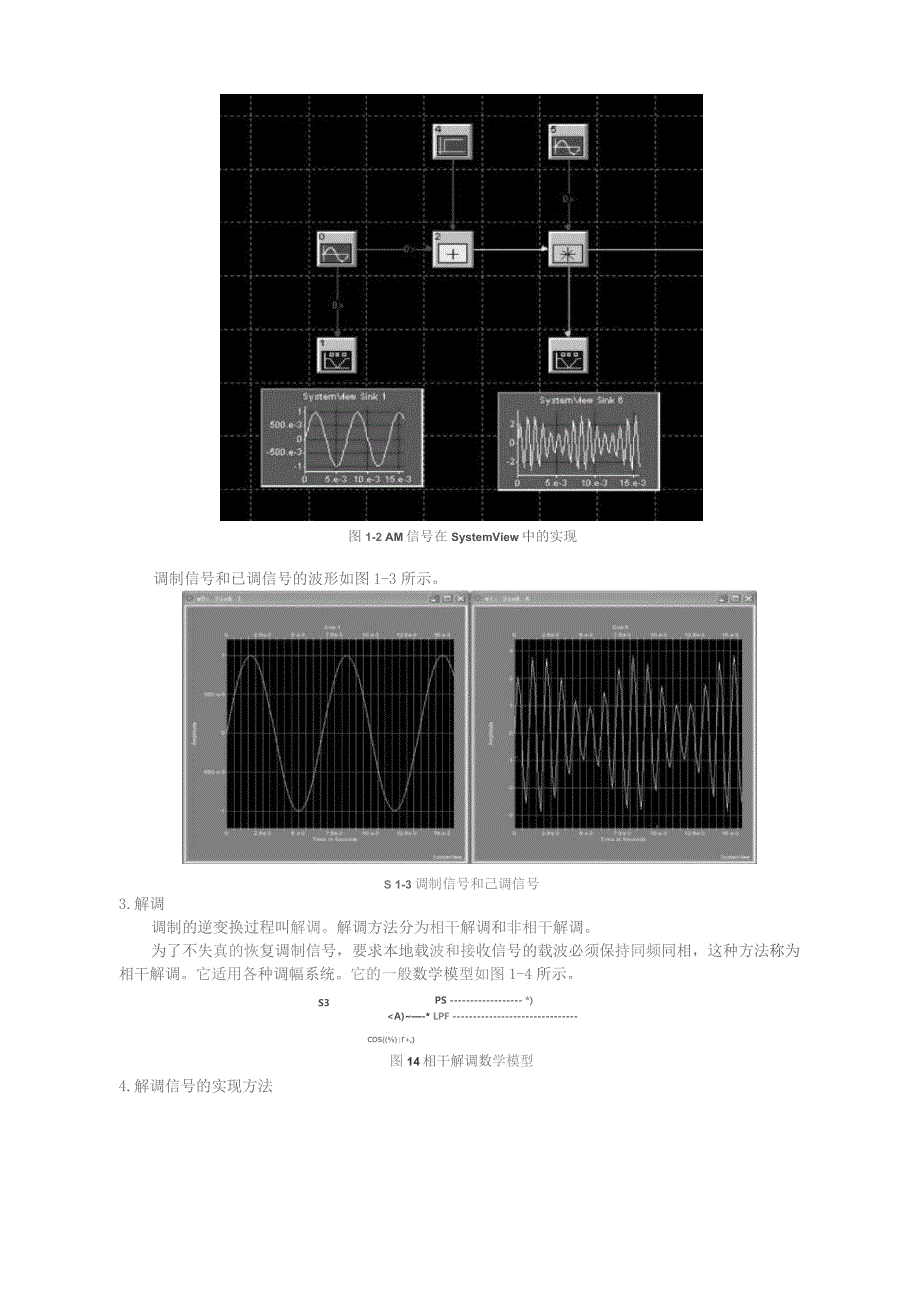 通信原理-实验一-Systemview系统下幅度调制与解调.docx_第2页