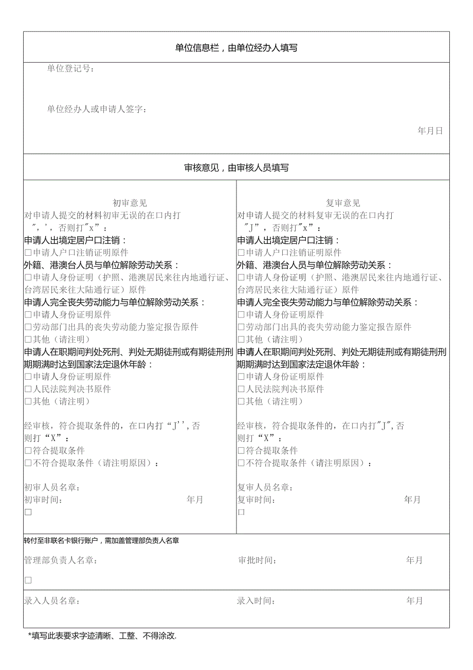 请正反面打印在同一张A4纸上特殊事项销户提取住房公积金申请0180917版.docx_第2页