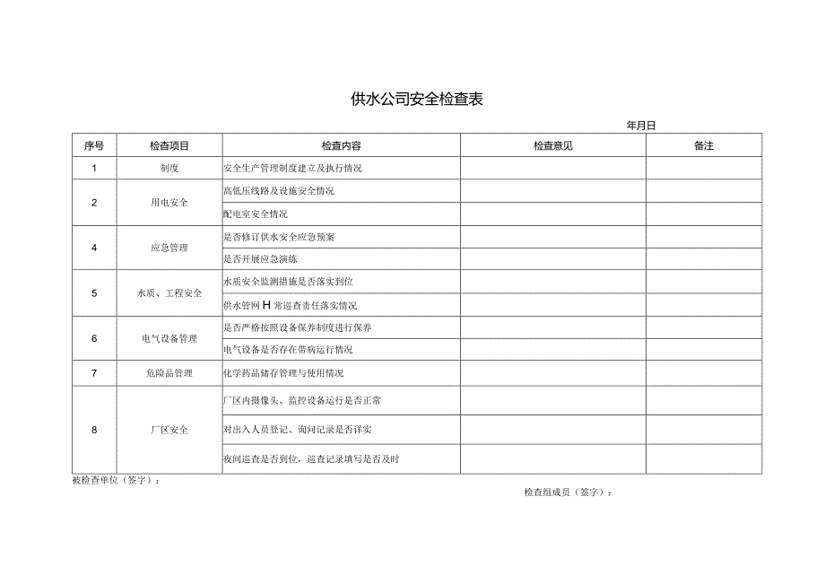 飞龙公司安全生产检查表.docx_第3页