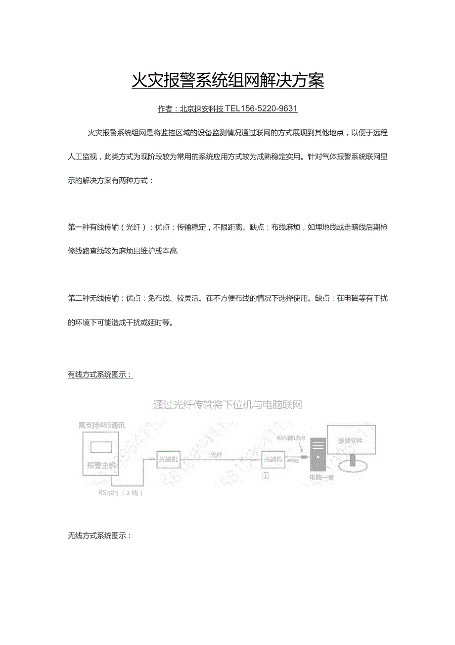 火灾报警系统组网解决方案.docx_第1页