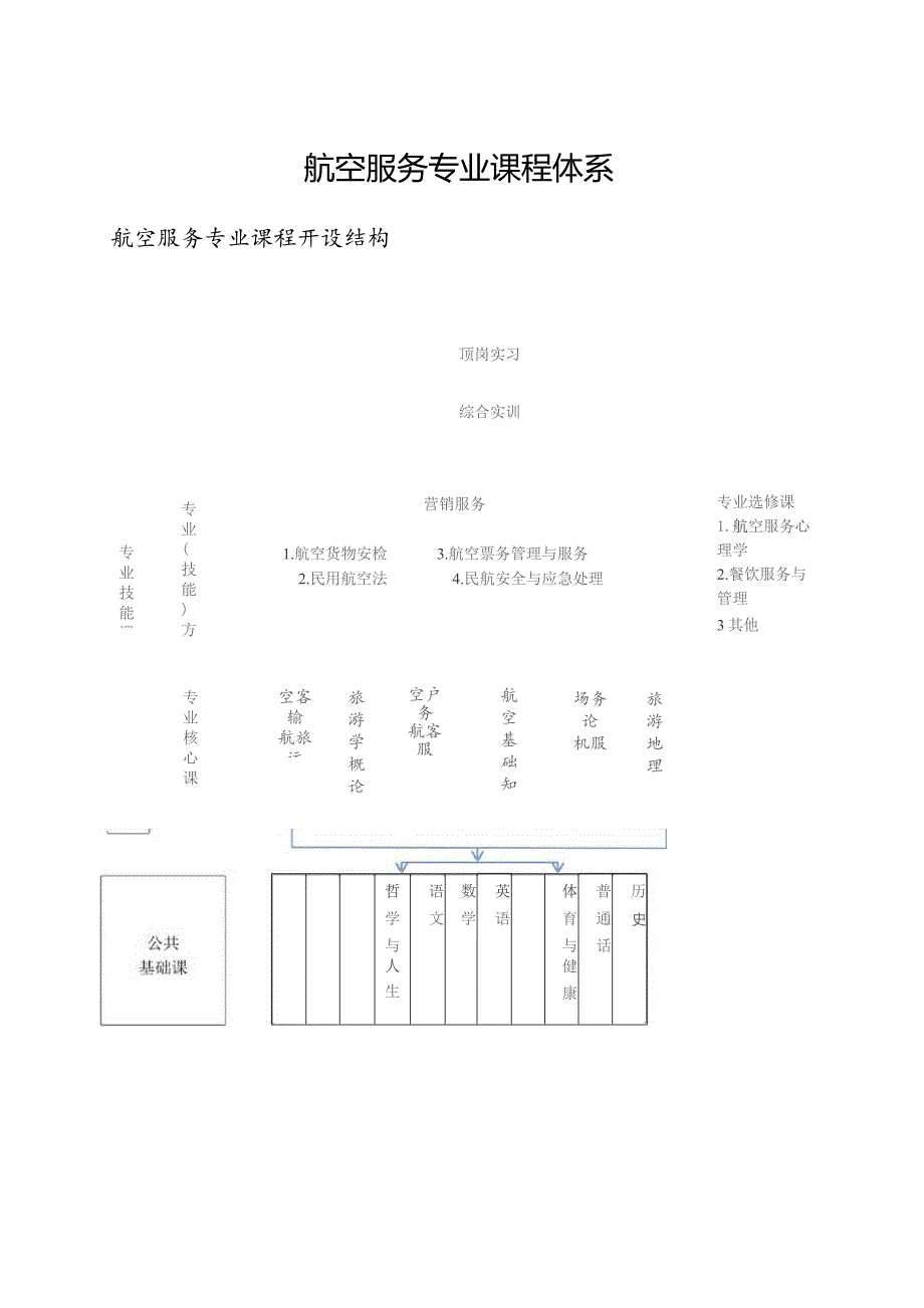 航空服务专业课程体系.docx_第1页